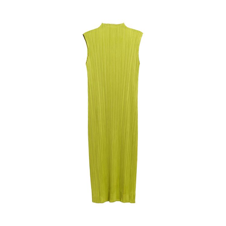 Pleats Please Issey Miyake MC August Dress Grass Green