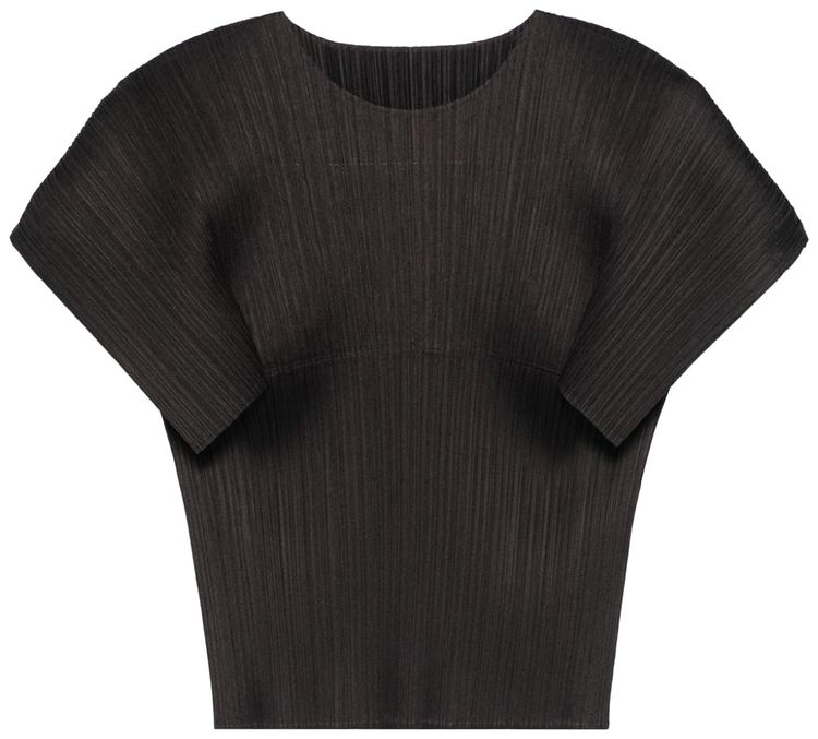 Pleats Please Issey Miyake MC August Shirt Charcoal