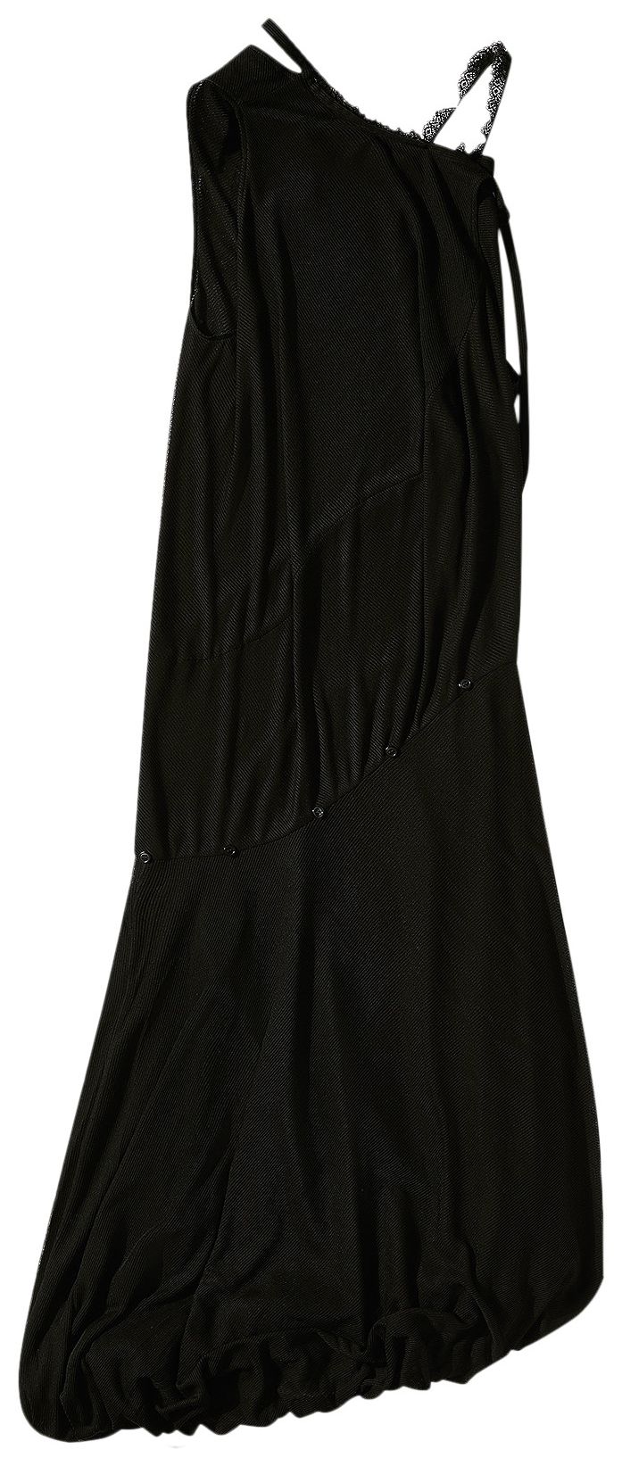 Kiko Kostadinov Hellesen Jersey Dress JadeBlackMystic Black