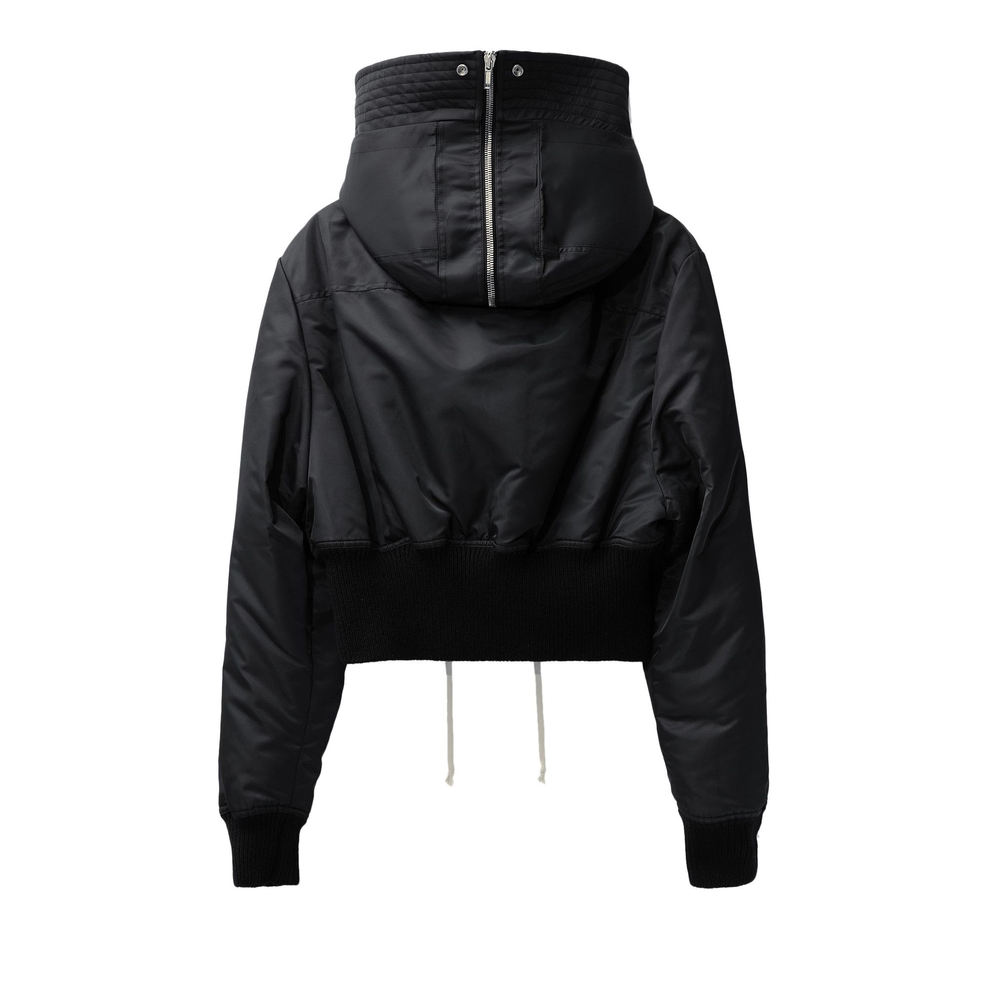 Buy Rick Owens Cropped Alice Parka 'Black' - RU02D6774 WSF 09