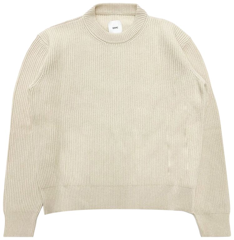 OAMC Flower Crewneck Natural White