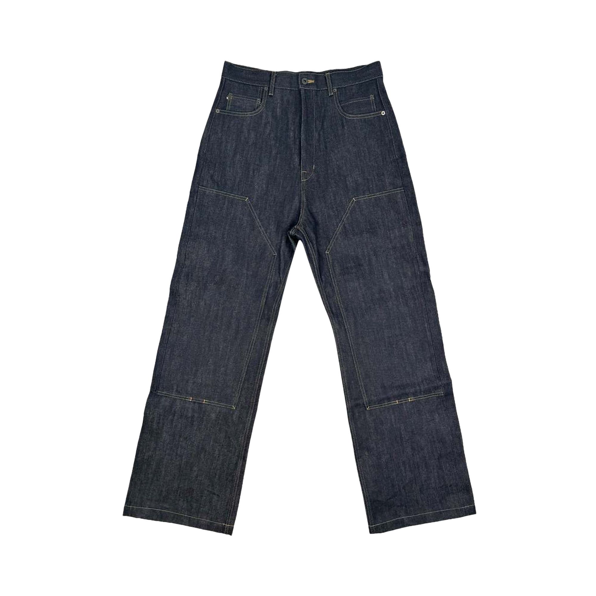 Buy Rick Owens DRKSHDW Double Knee Geth Cut Pants 'Indigo