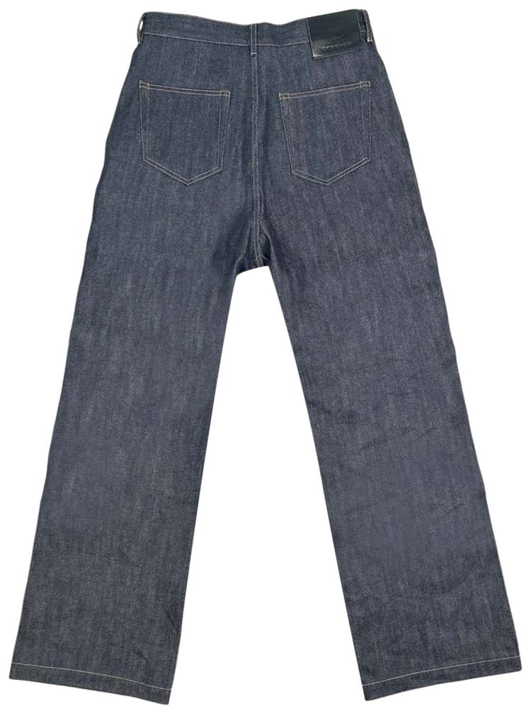 Rick Owens DRKSHDW Double Knee Geth Cut Pants Indigo