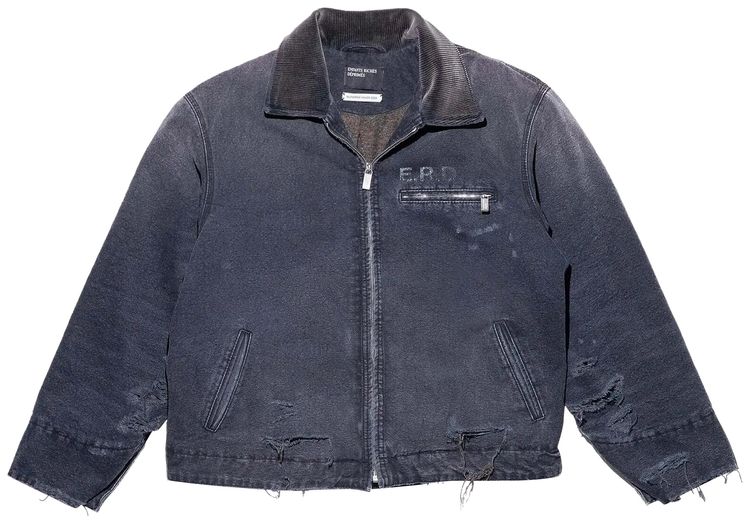 Enfants Riches Deprimes Blanket Lined Work Jacket Black