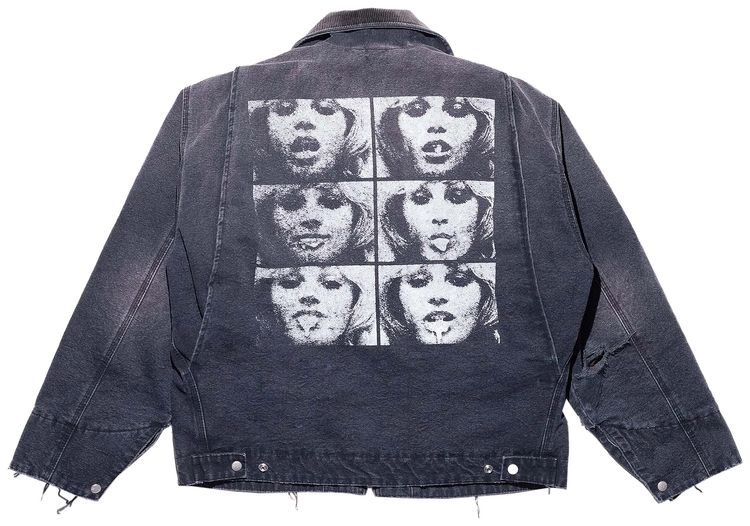 Enfants Riches Deprimes Blanket Lined Work Jacket Black