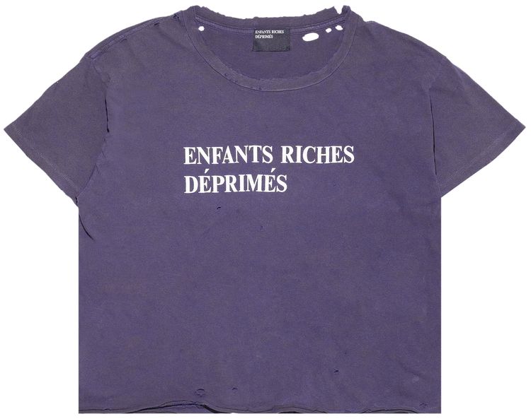 Enfants Riches Deprimes Classic Logo T Shirt Nightshade