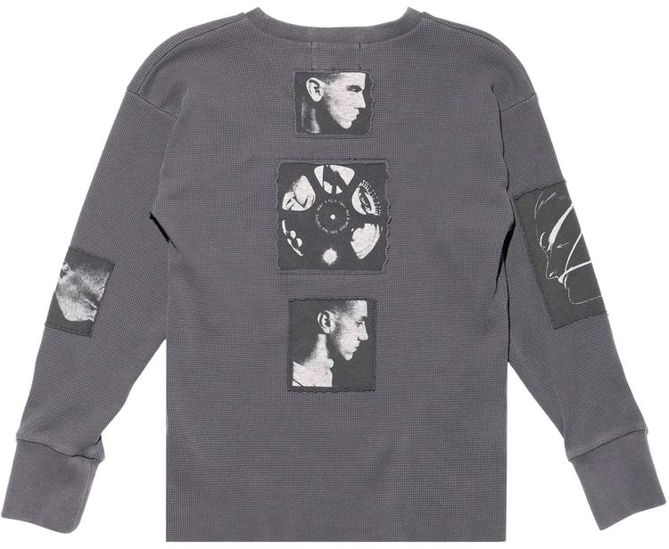 Enfants Riches Deprimes Assemblage Long Sleeve Thermal Black Oyster