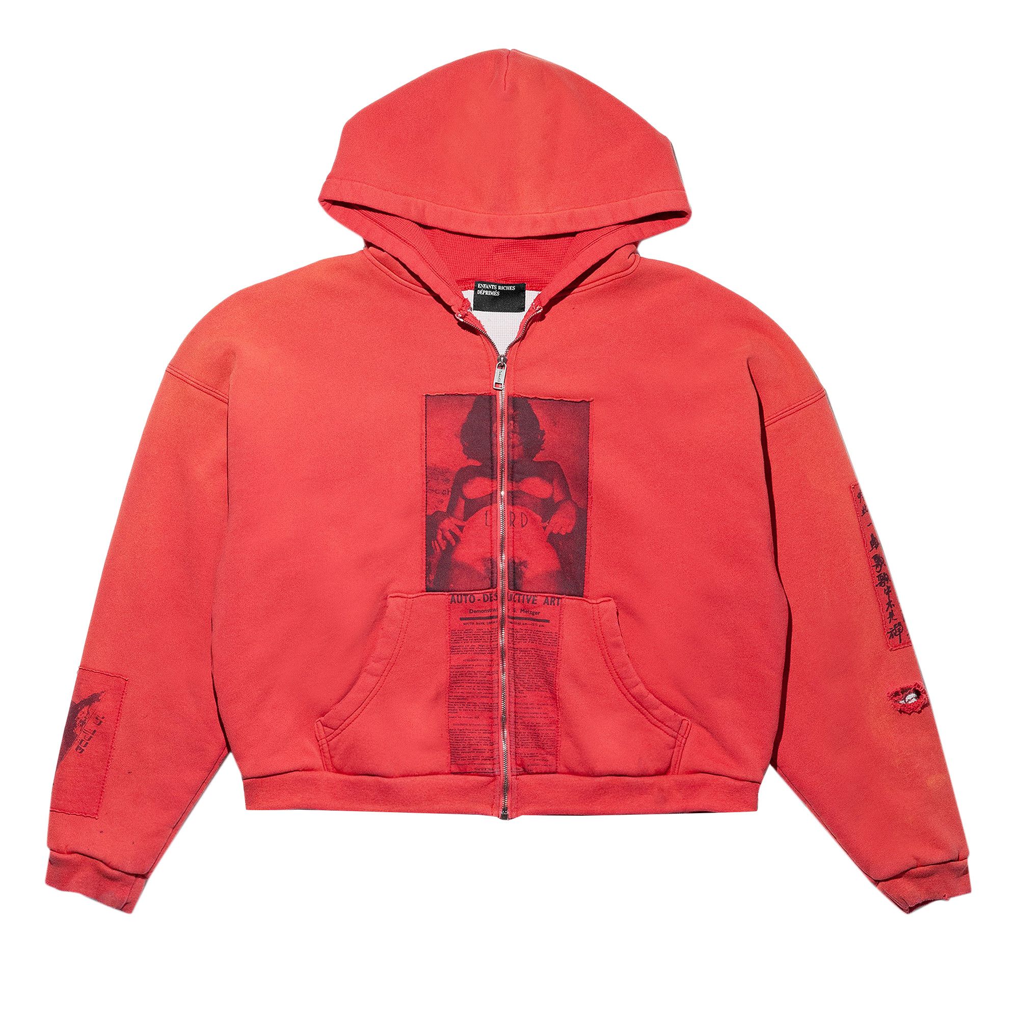 Buy Enfants Riches Déprimés Anti Proces Thermal Lined Zip Hoodie