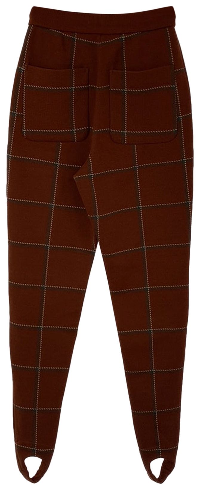 Undercover Checkered Print Pants Orange