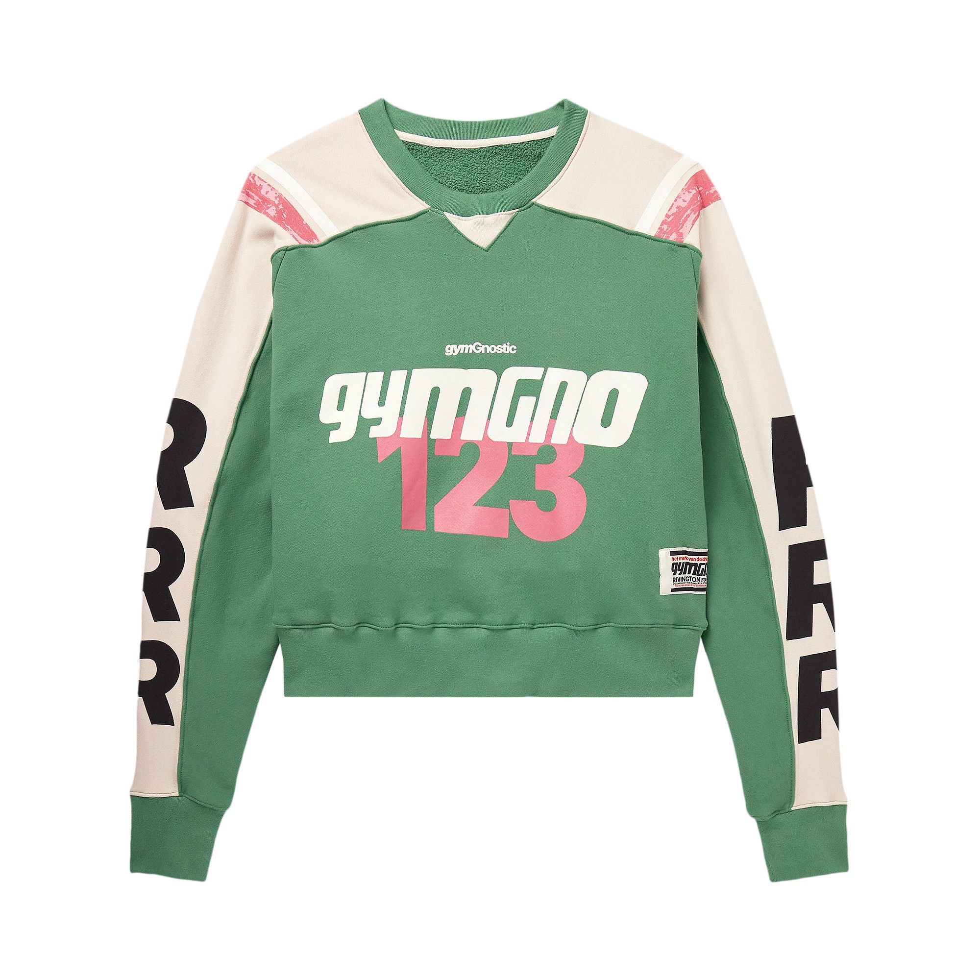 Buy RIVINGTON roi Rebis Agape Crewneck 'Green' - AGAP CN20 GREE | GOAT