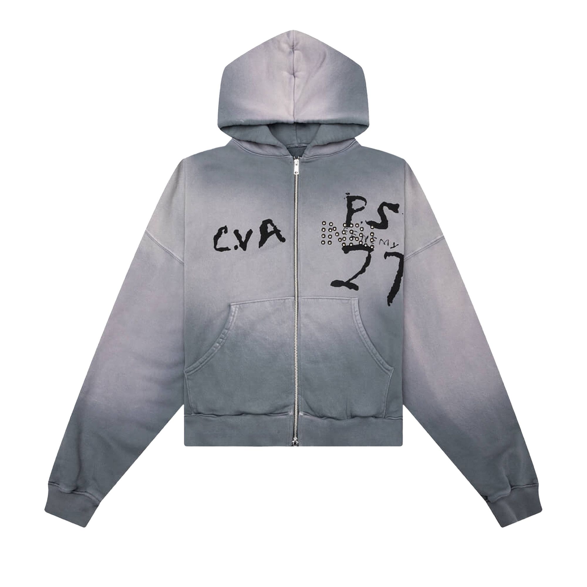 りりぃ26 Buy RIVINGTON roi Rebis Inri Zip Hoodie 'Grail Grey' - INRI