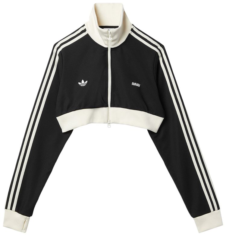 adidas x Avavav Cropped Track Top Black