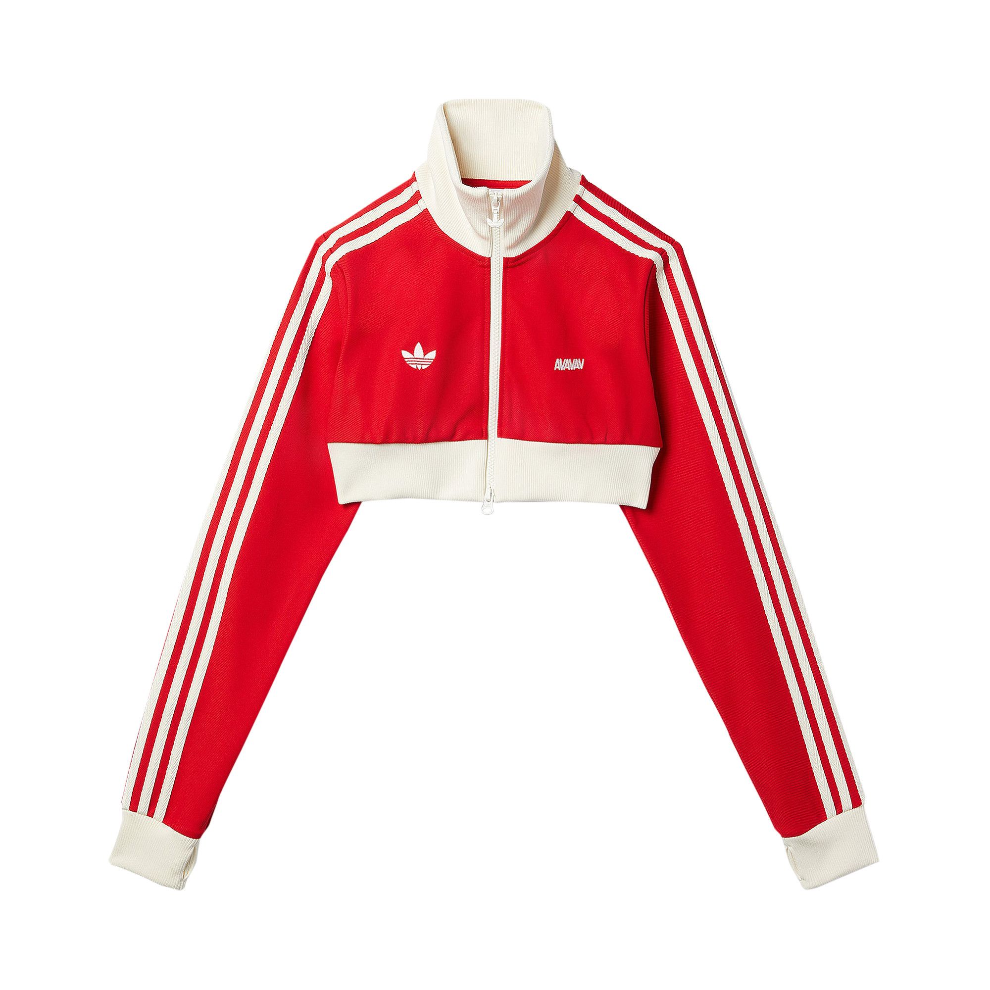 Buy adidas x Avavav Cropped Track Top 'Better Scarlet
