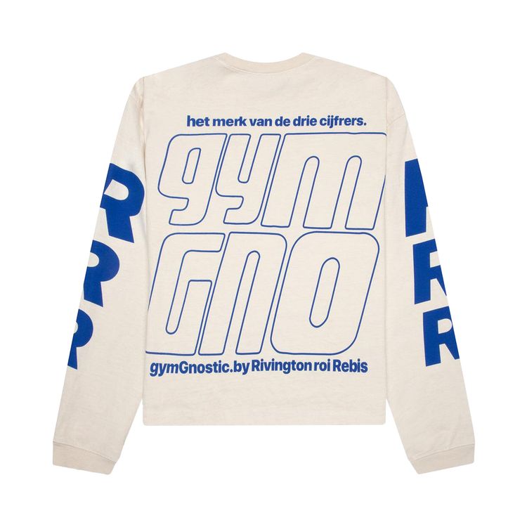 RRR123 Speak Dangerously Long Sleeve Tee Vintage White