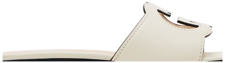 Gucci Wmns Interlocking G Cut Out Slide Sandal Mystic White