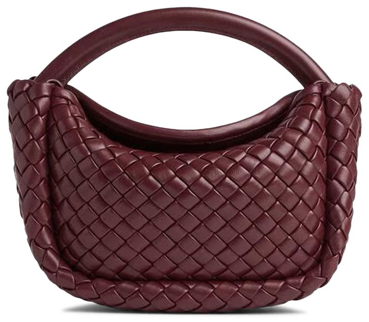 Bottega Veneta Mini Cobble Top Handle Barolo