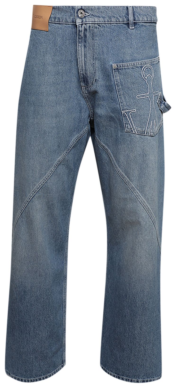 JW Anderson Twisted Workwear Jeans Light Blue