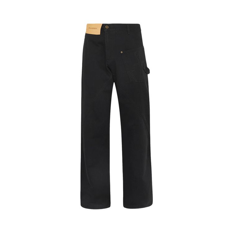JW Anderson Twisted Workwear Jeans Black