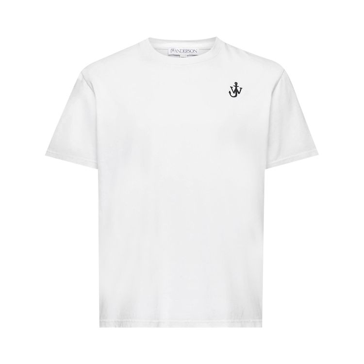 JW Anderson Anchor Embroidery T Shirt White