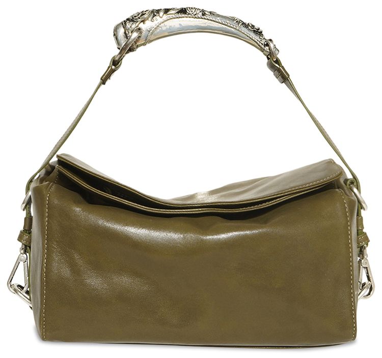 Enfants Riches Deprimes Small Rose Handle Bag Dark Olive