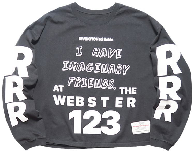 RRR123 Philemon CVA Long Sleeve Tee Vintage Black