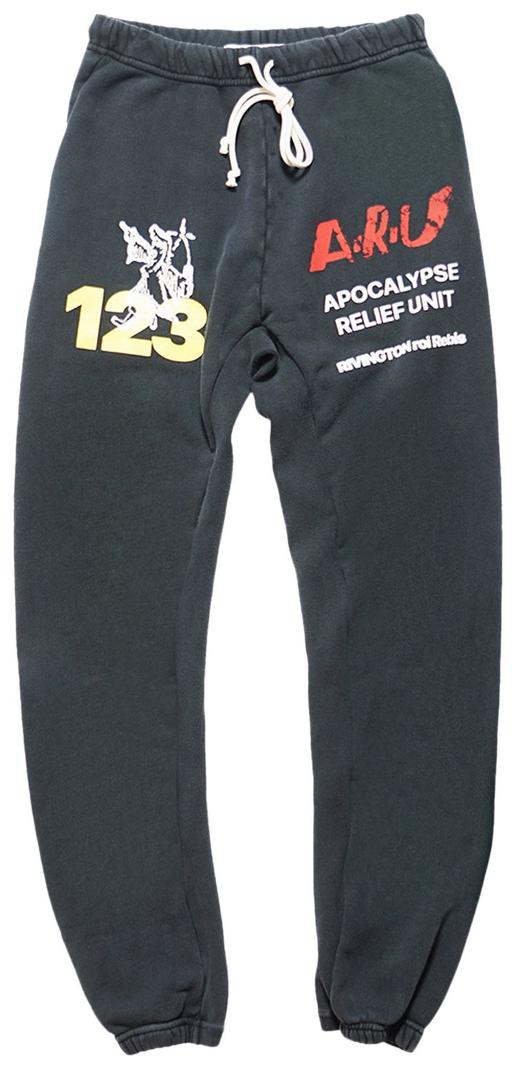 RRR123 Apocalypse Relief Unit Gymbag Sweatpants Vintage Black