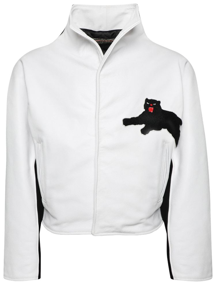 RIVINGTON roi Rebis Centurion Leather Jacket Bkwh Black