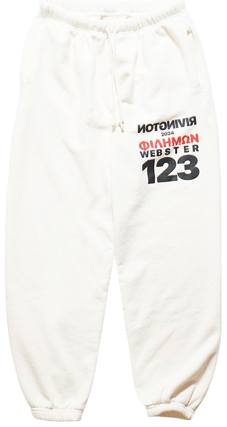 RRR123 Philemon Sweatpants Max White