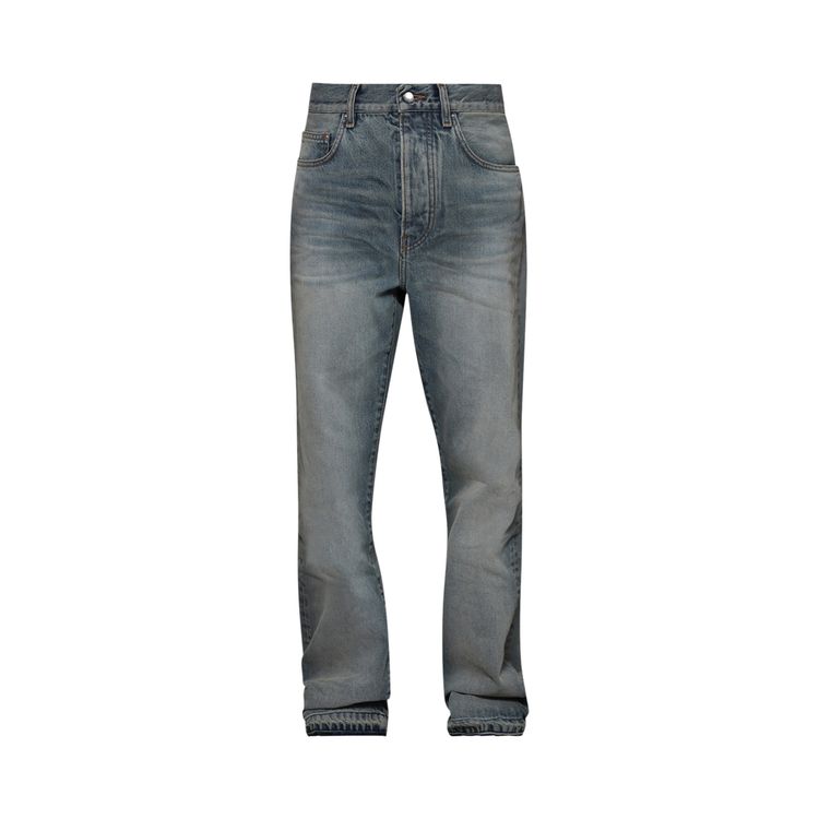 Amiri Released Hem Straight Jean Antique Indigo