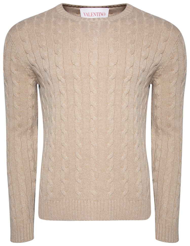Valentino Garavani Cashmere Sweater Light Camel