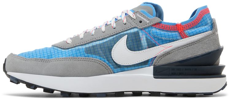 Nike Waffle One SE Camo Soles   Particle Grey