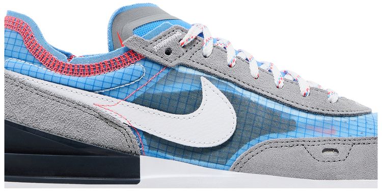 Nike Waffle One SE Camo Soles   Particle Grey