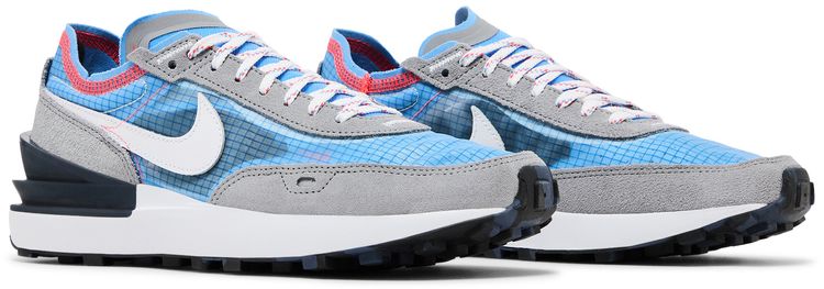 Nike Waffle One SE Camo Soles   Particle Grey