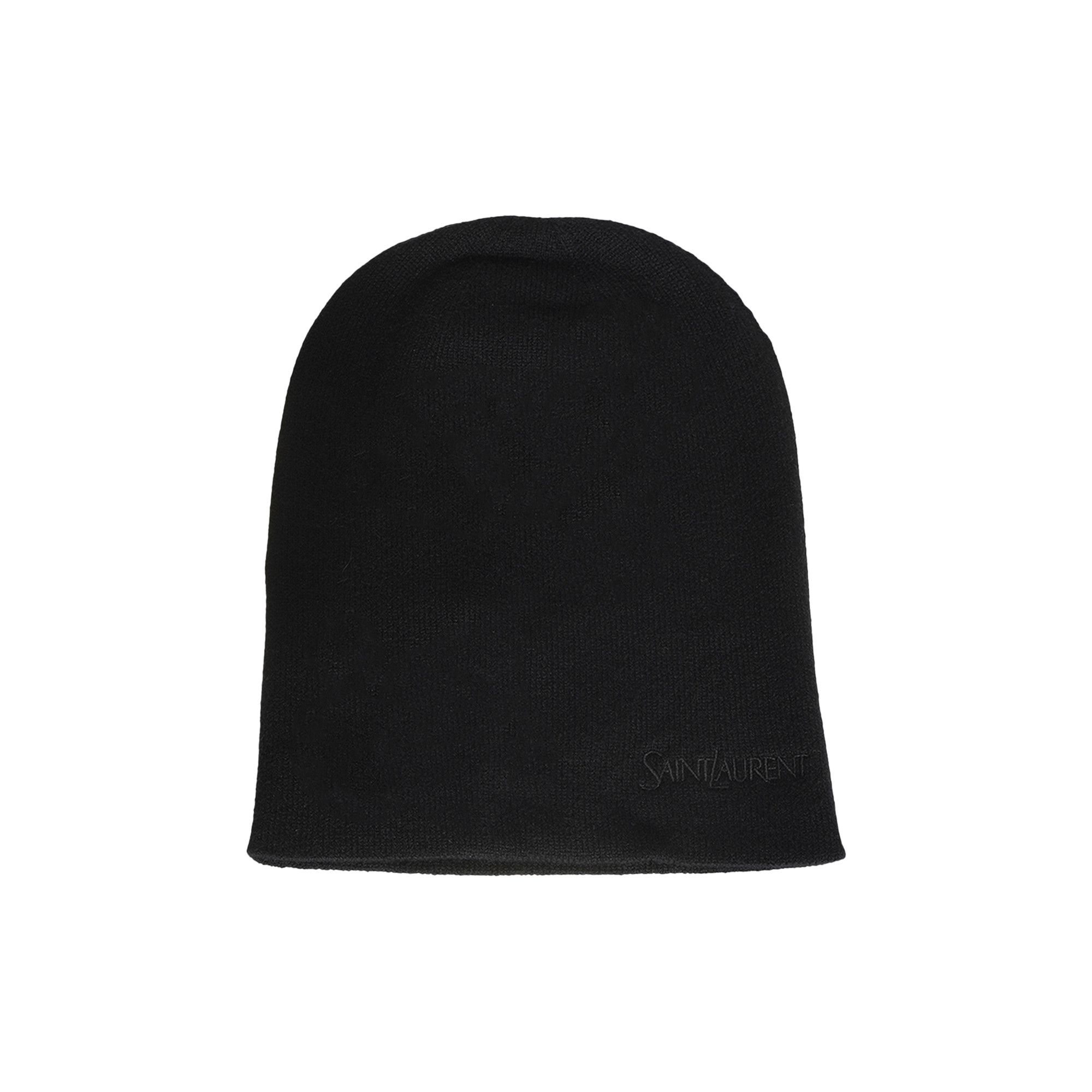 ニットキャップ・ビーニー SAINT LAURENT LOGO EMBROIDERED BEANIE IN CASHMERE Medium-8026663Y2051000_A.jpg?v=1
