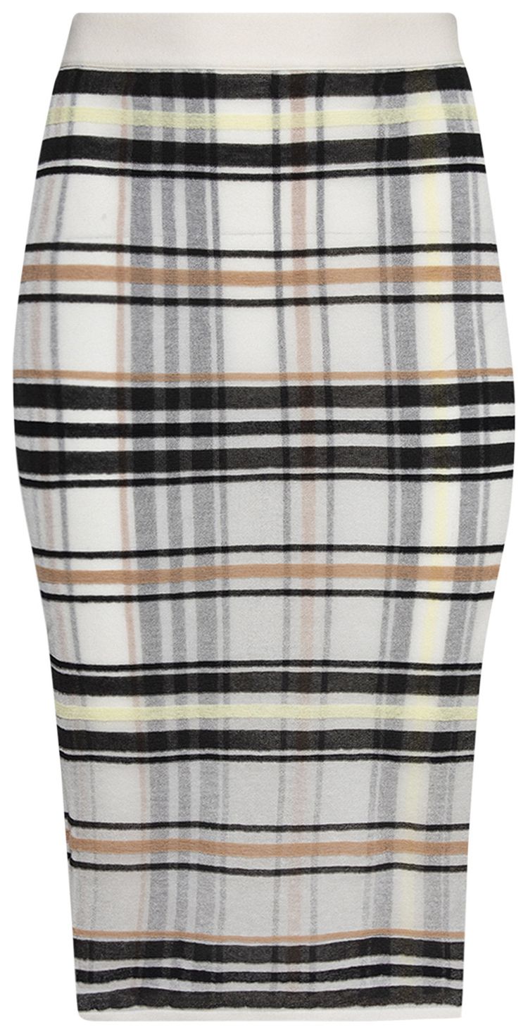 Bottega Veneta Striped Layered Skirt DoveYellowNude
