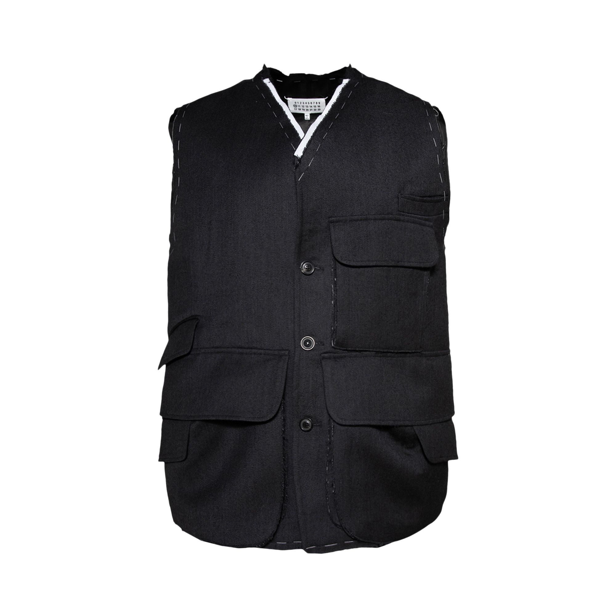 Buy Maison Margiela Suiting Vest 'Grey Melange' - S50FB0109 S44578