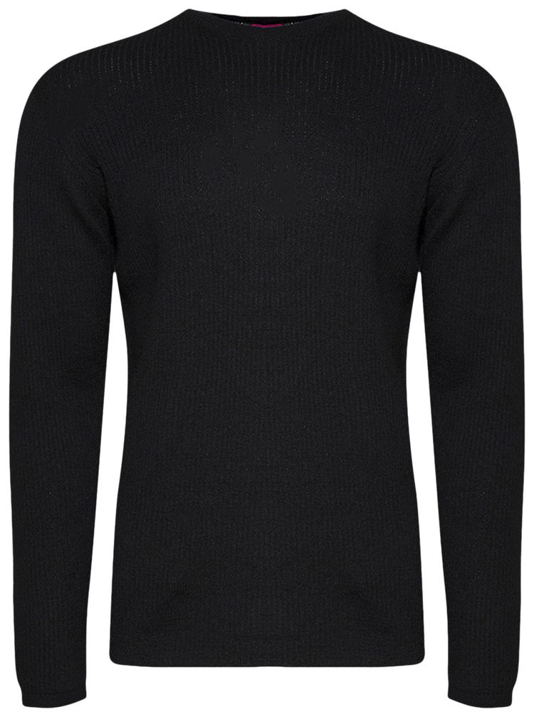 The Elder Statesman Heavy Delicash Crew Black