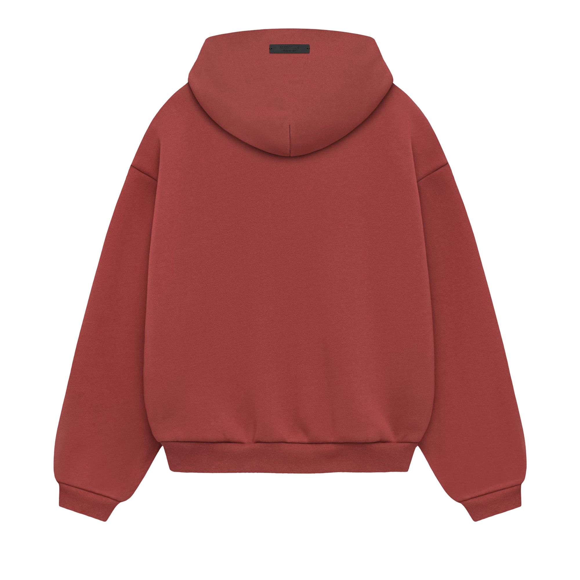 Buy Fear of God Essentials Kids Fleece Hoodie 'Crimson
