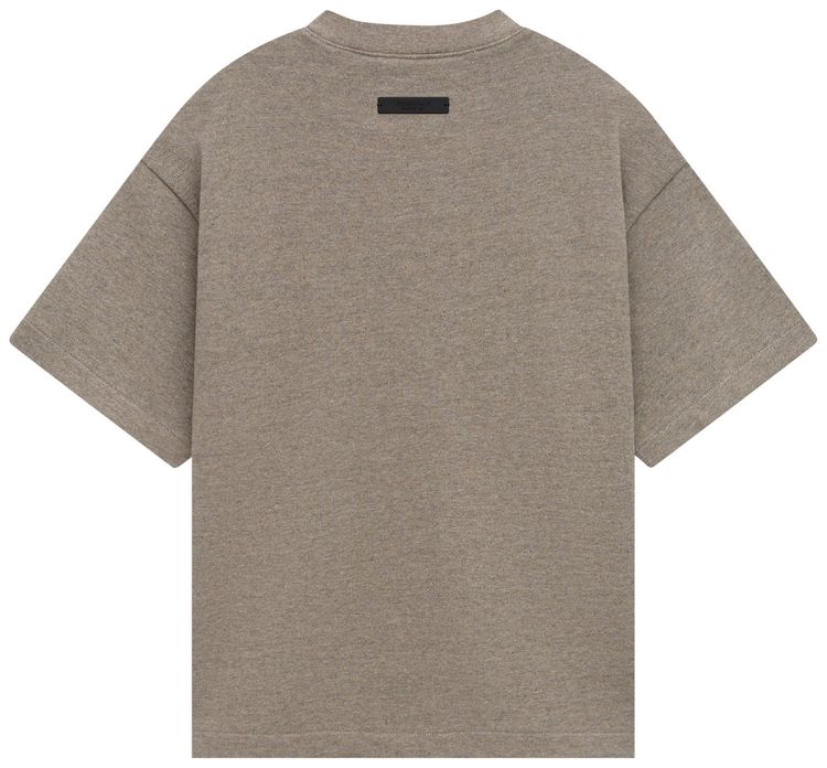 Fear of God Essentials Kids Jersey Crewneck Tee Heather Grey