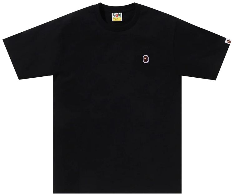 BAPE Tie Dye Ape Head Relaxed Fit Crewneck Sweatshirt Black