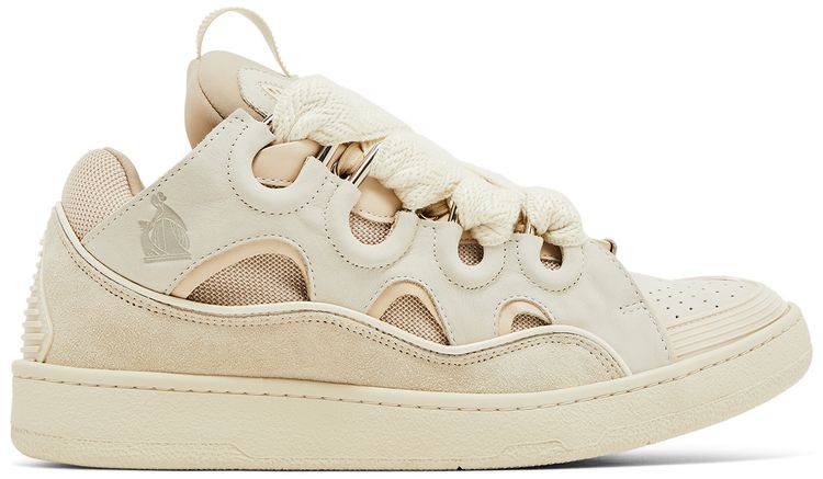 Lanvin Curb Sneakers Monochrome   Peach