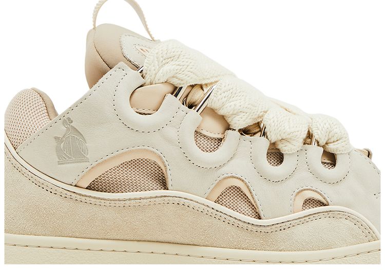 Lanvin Curb Sneakers Monochrome   Peach