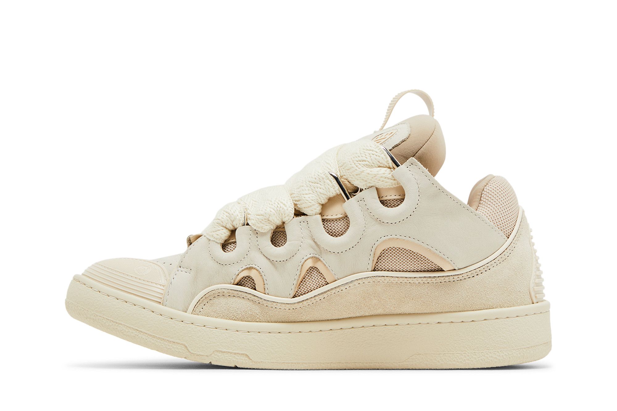 ゆ Buy Lanvin Curb Sneakers 'Monochrome - Peach' - FM SKRK11