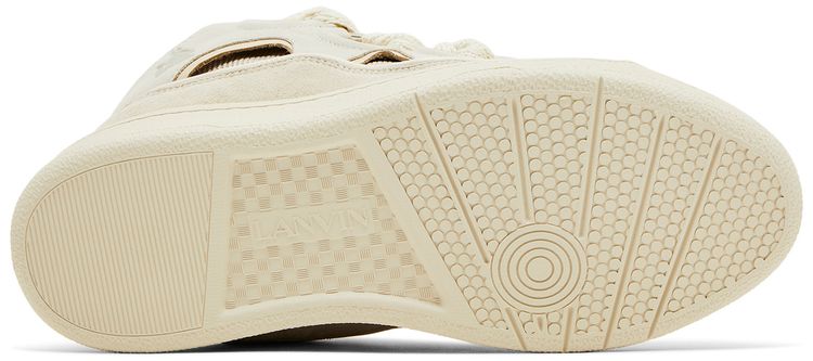 Lanvin Curb Sneakers Monochrome   Peach