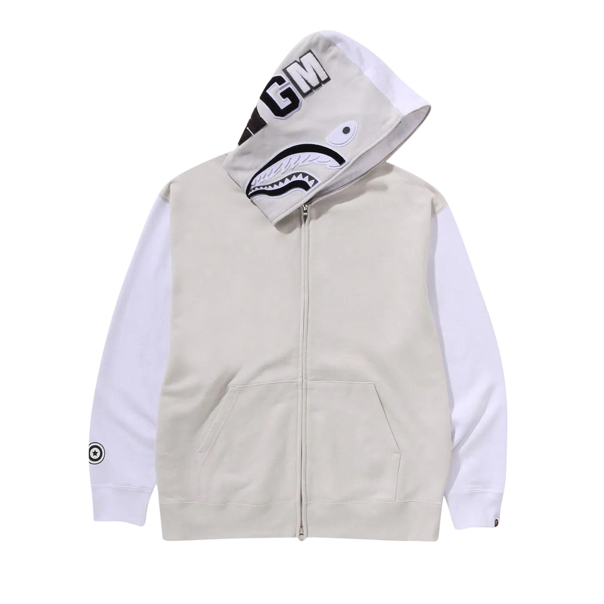 Buy BAPE Shark Full Zip Hoodie #1 'Grey' - 1K70 115 311 GREY | GOAT