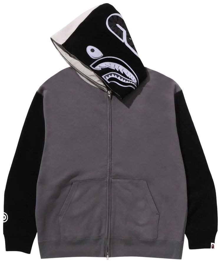 BAPE Shark Full Zip Hoodie 1 Black