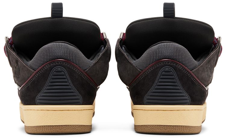 Lanvin Curb Sneakers Snake Laces   Shark Grey