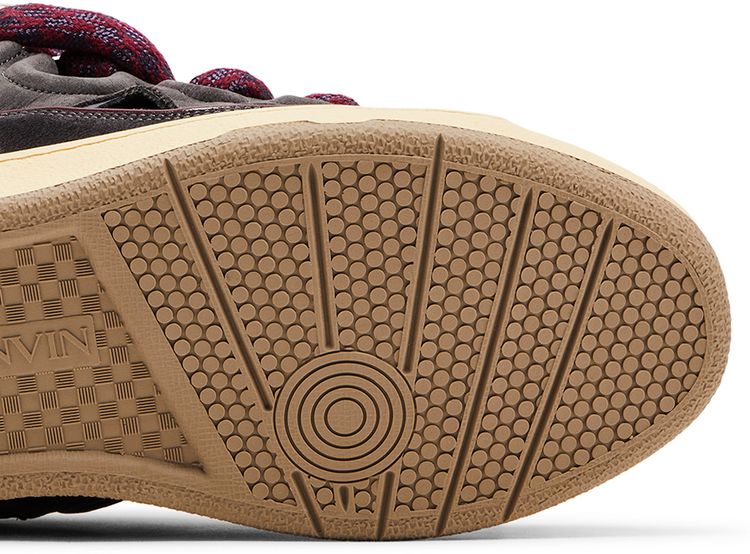 Lanvin Curb Sneakers Snake Laces   Shark Grey