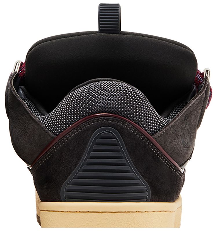 Lanvin Curb Sneakers Snake Laces   Shark Grey