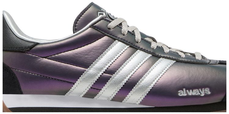 Always Do What You Should Do x adidas Country OG Purple Silver Metallic